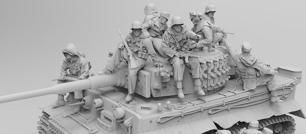 Miniature : Big Set – 3rd SS Panzer Division “Totenkopf” – Front de l’Est, Hiver 1943-44