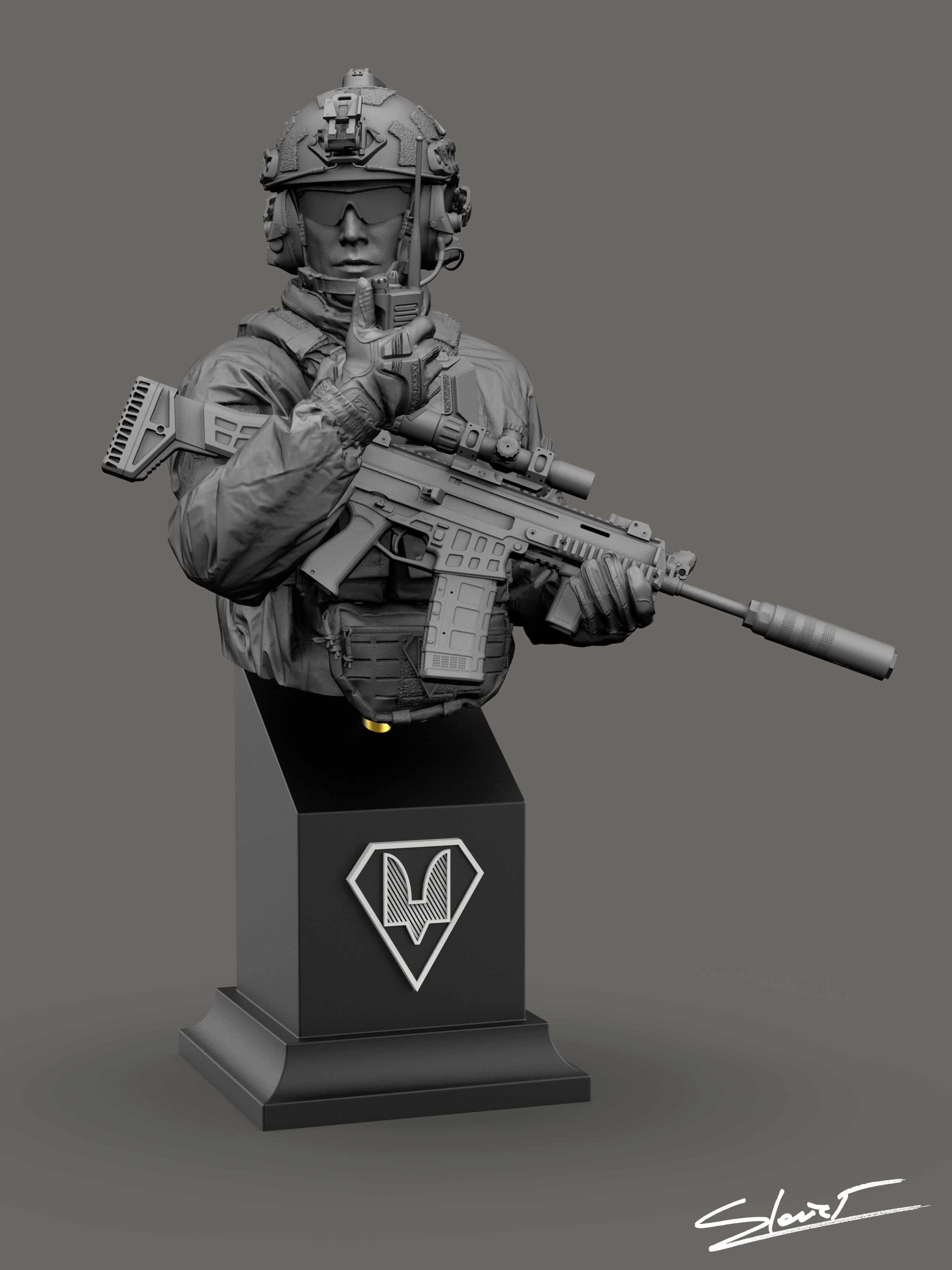 Buste Omega Forces spéciales ukrainien 06 1/10