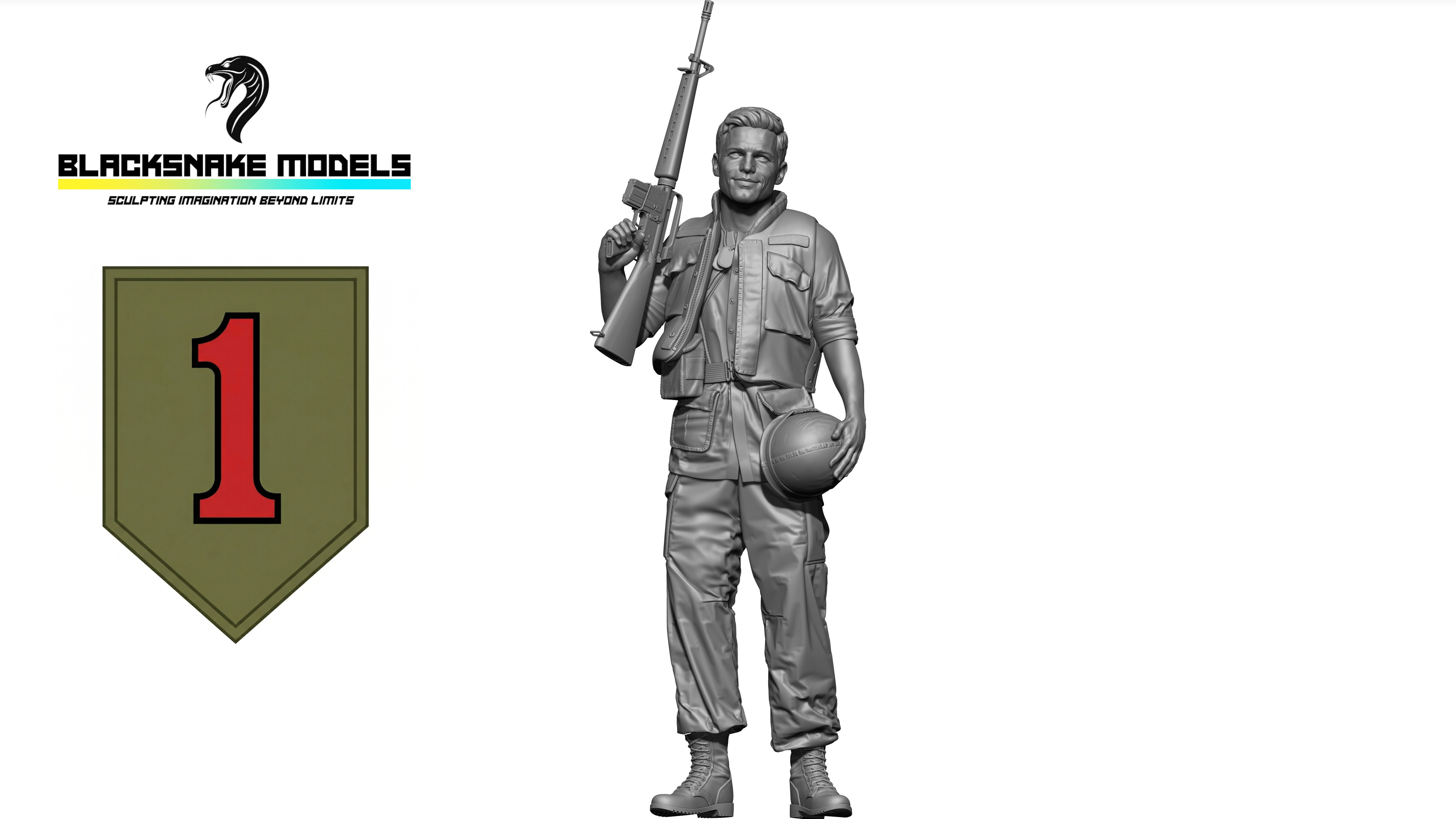 Soldat US « Big Red One » – Guerre du Vietnam [BRO-10]