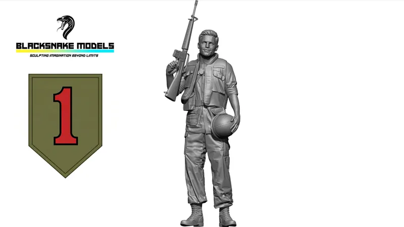 Soldat US « Big Red One » – Guerre du Vietnam [BRO-10]