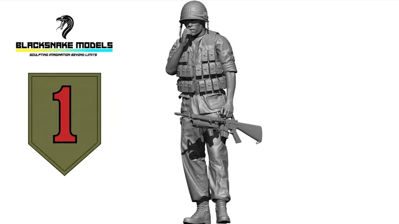 Soldat US « Big Red One » – Guerre du Vietnam [BRO-09]