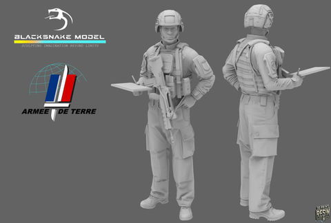 Soldat Français 1/35 "Chef de Tir"