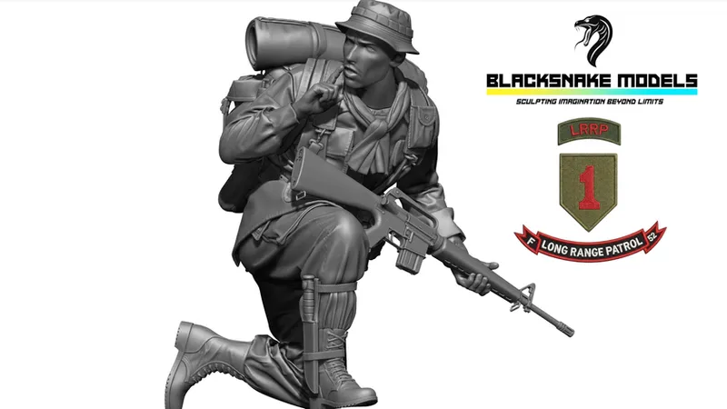 [LRRP-04] Soldat Américain "Whisper" LRRP 1st Infantry Division "Big Red One"