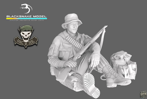 Soldat MACV-SOG 12 – miniature militaire Vietnam – 35-SOG_12 · 16-SOG_12 · 72-SOG_12 · 48-SOG_12