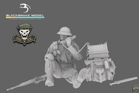 Soldat MACV-SOG 13 – figurine pour diorama militaire – 35-SOG_13 · 16-SOG_13 · 72-SOG_13 · 48-SOG_13