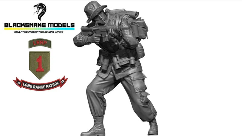 [LRRP-06] Soldat Américain "Thumper" LRRP 1st Infantry Division "Big Re