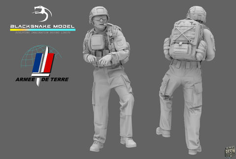 Soldat Français 1/35 "Mitrailleur"