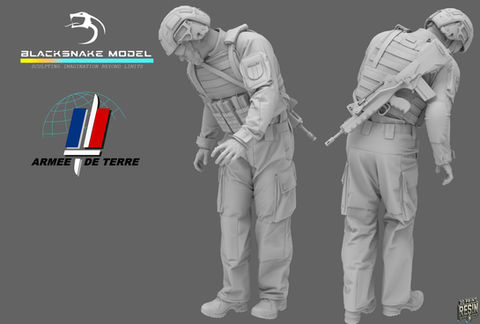 Soldat Français 1/35 "Artilleur 02"