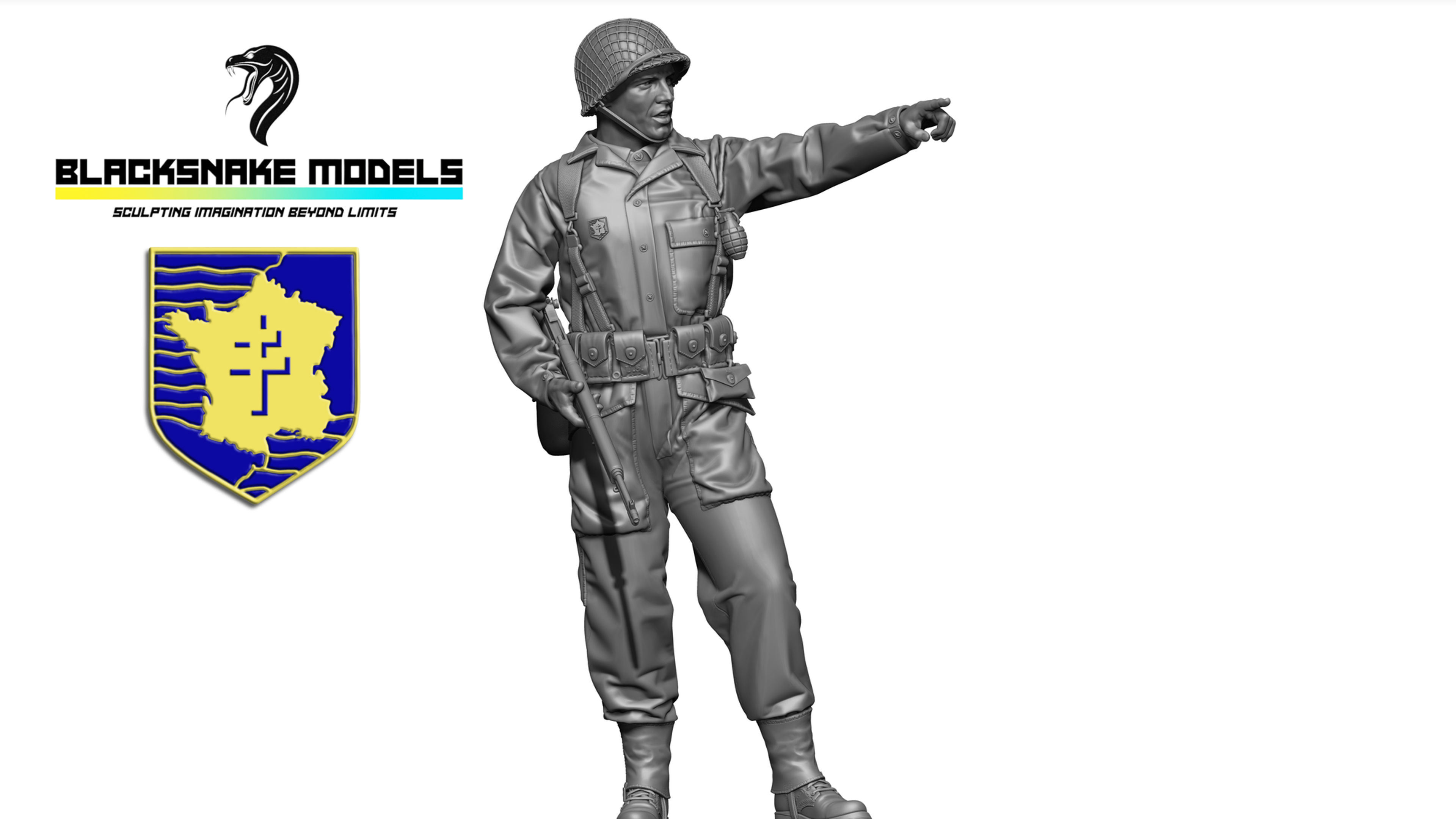 Soldat de la 2e Division Blindée Leclerc 01