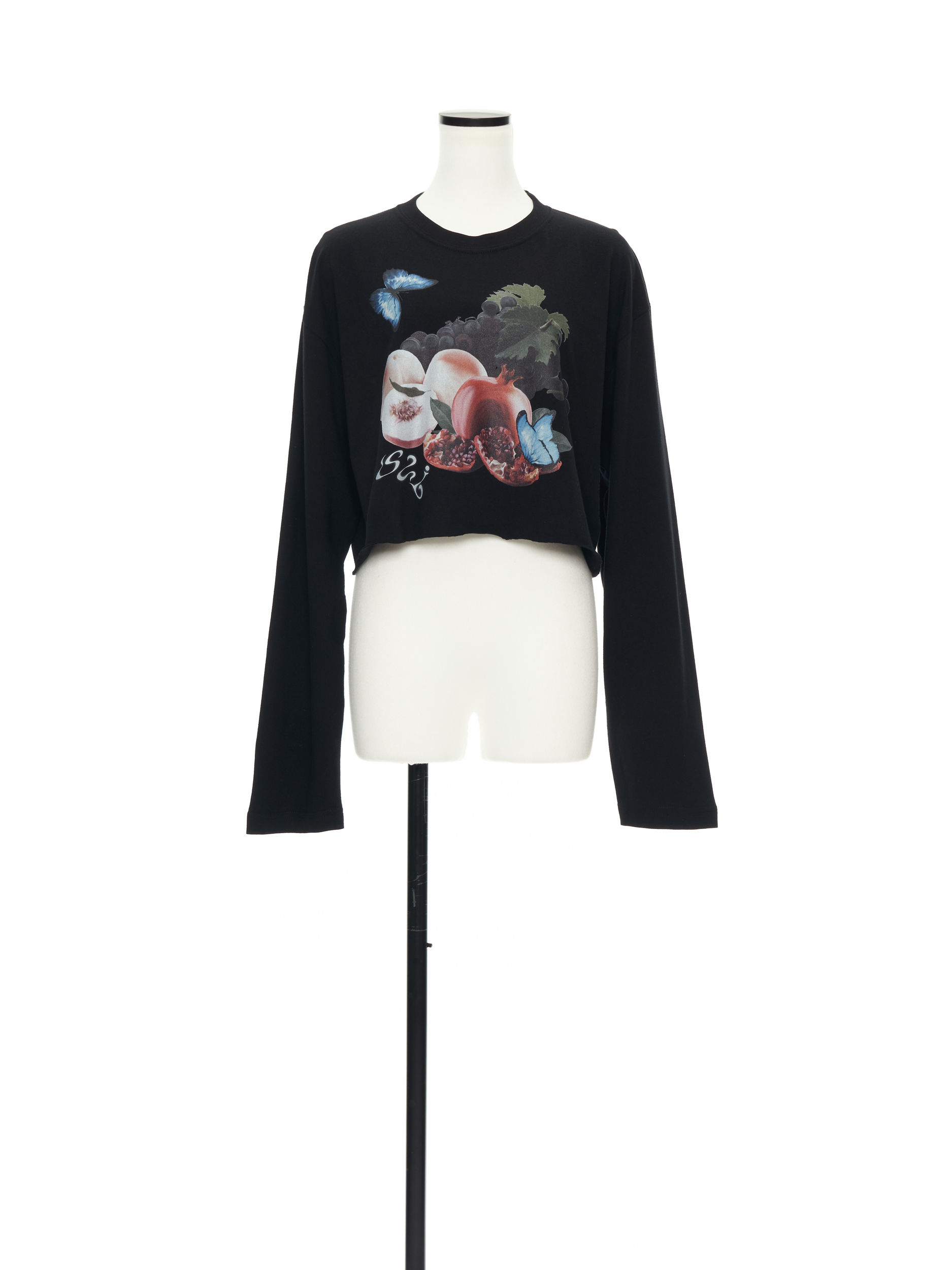 Rotten fruits long sleeve T Black