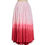 サムネイル： Gradation cotton skirt Red