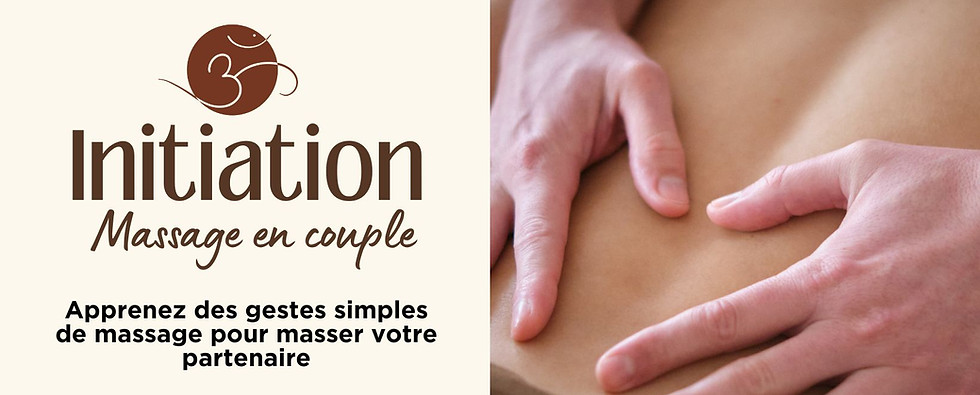 Initiation massage en couple montauban