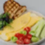 Omelet with cheese
