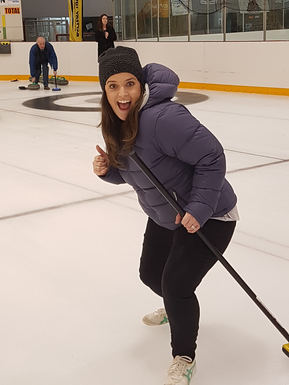 Danique having a fantastic time!