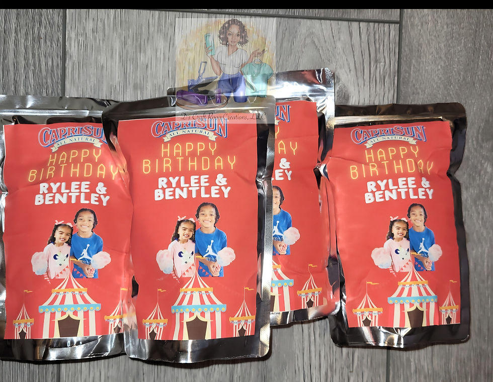 Thumbnail: Stickers only-Juice Pouches-  per 12