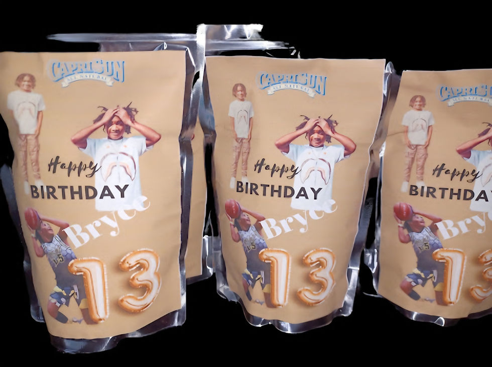 Thumbnail: Stickers only-Juice Pouches-  per 12