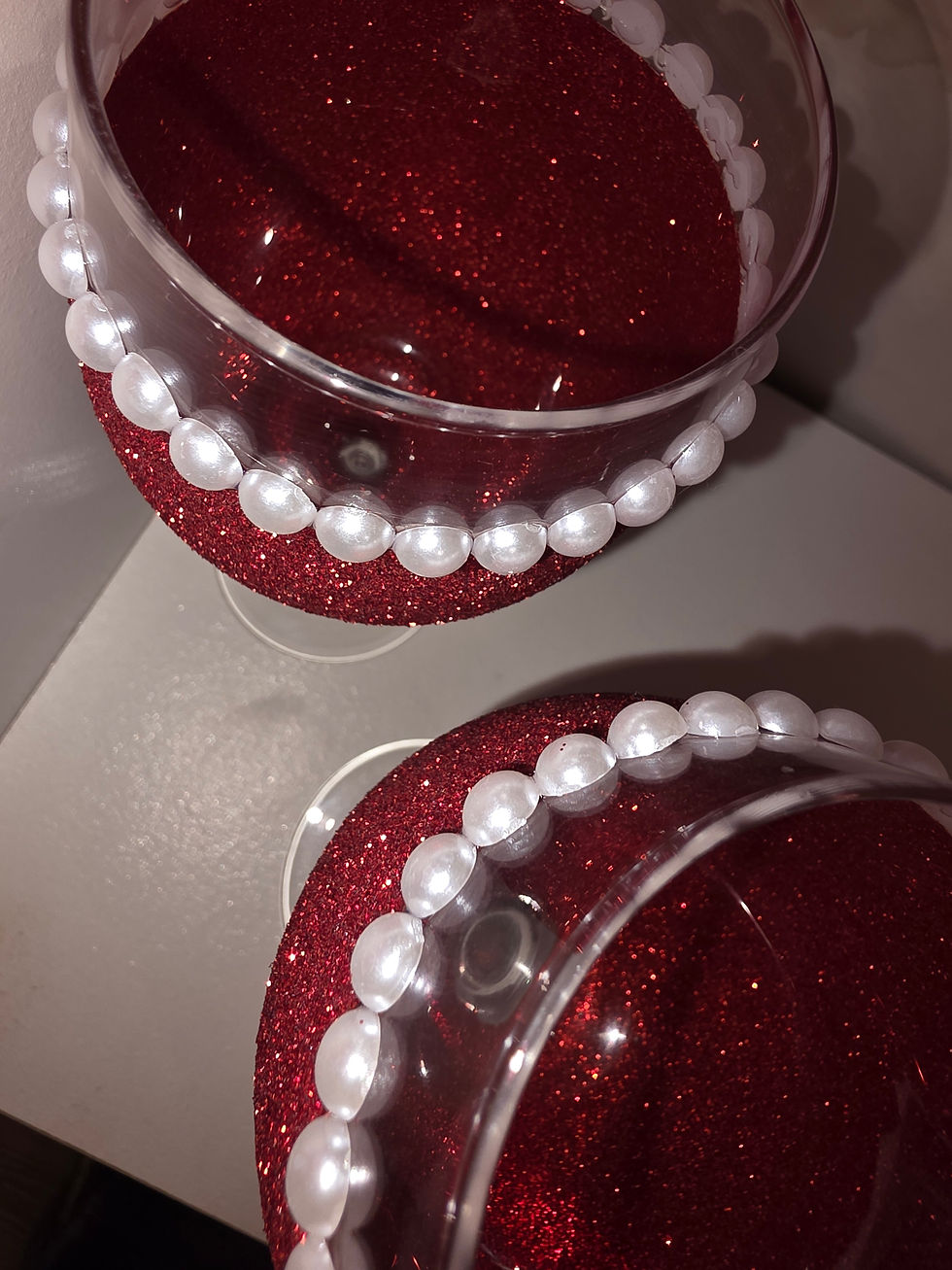 Thumbnail: Wine Glass ( stem or stemless-glitter,  or dipped,gems, name)