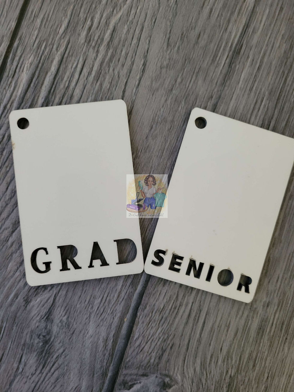 Thumbnail: Grad sublimation keychains front & back