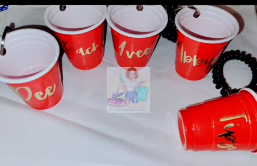 Shot Glass Wristlets/Bracelets (6 count)