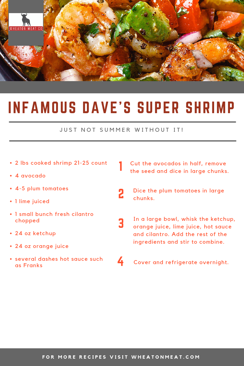 INFAMOUS DAVE'S SUPER SHRIMP