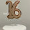 Thumbnail: Rose Gold 16 Cake topper