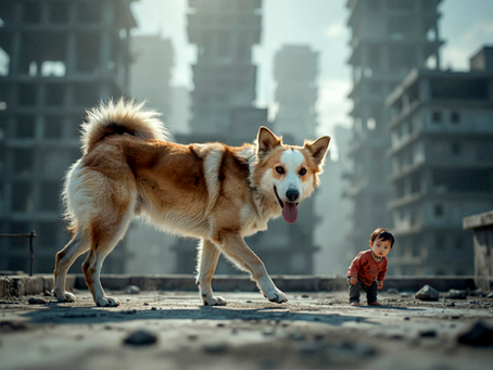 The Obedient Ape: Could Humanity Thrive Under Canine Leadership?