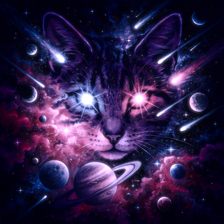 Summer Spirits cosmic ancient cat wisdom