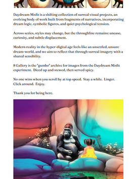 A screenshot for the Daydream Misfit gallery page "8 Gallery"