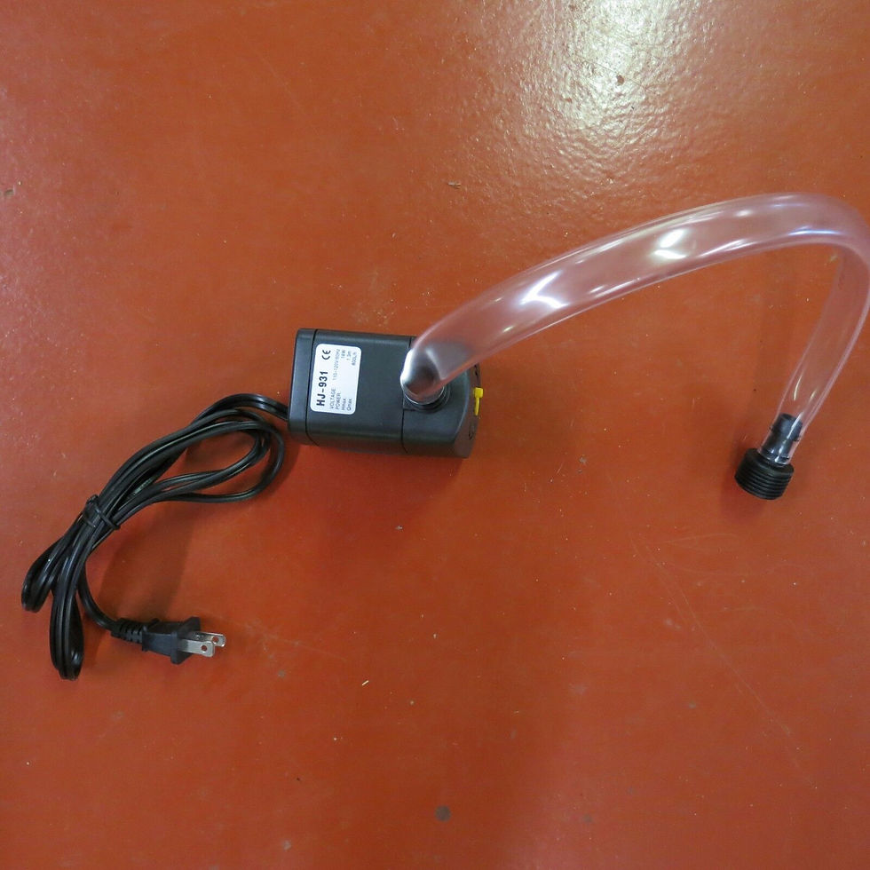 110V Pump and Hose Fine Gold Mini Sluice Box Martin Prospecting Recirculating