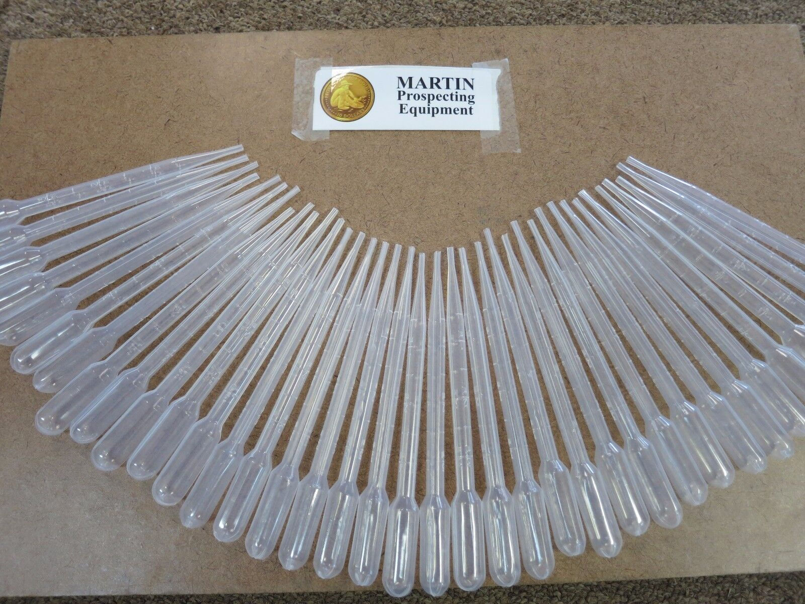 25 Pipette Snuffer Suction Tweezers for Gold Panning Dredge Sluice High banker