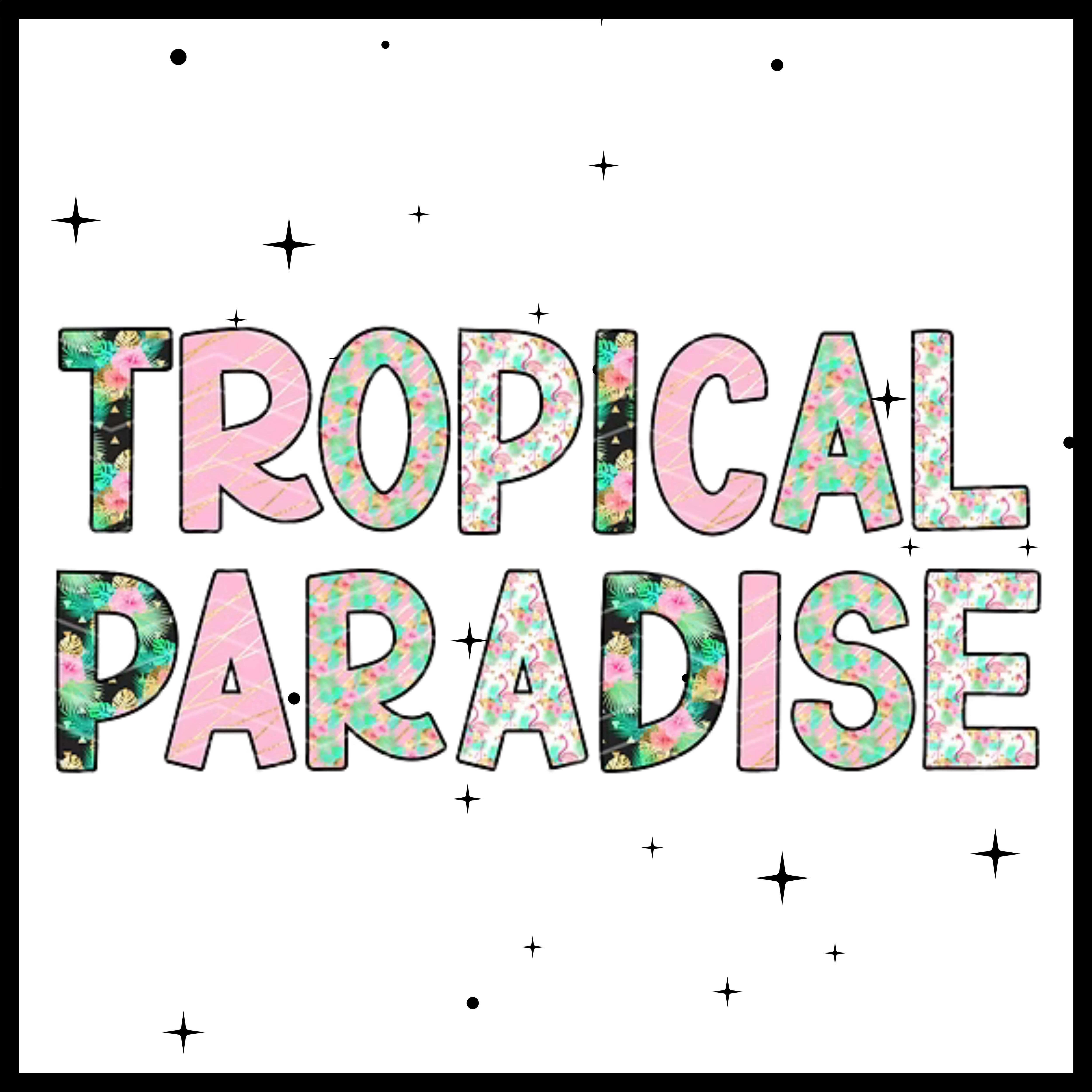 Tropical Paradise Alpha Set