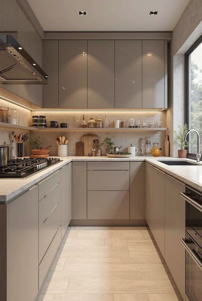 Mengenal Pola U-Shaped Pada Desain Dapur Minimalis