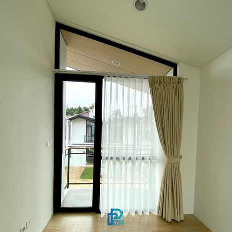 hasil pemasangan gorden palace decor