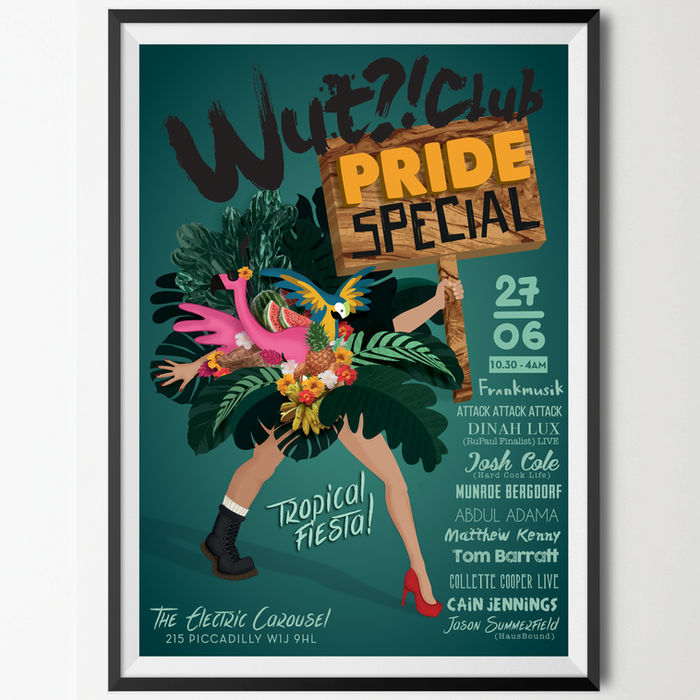 WUT CLUB PRIDE - Party Flyer
