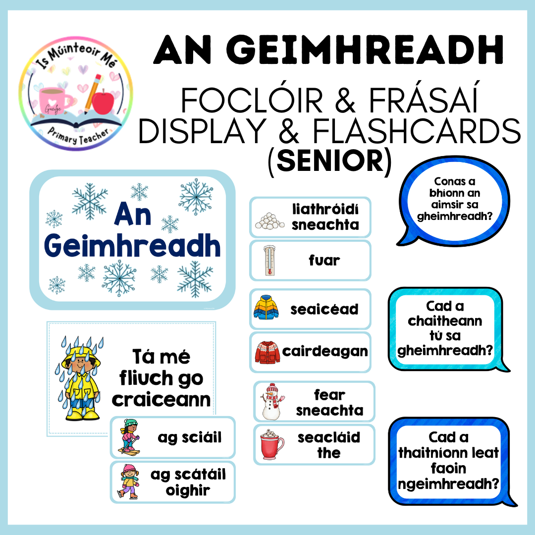 An Geimhreadh SENIOR Foclóir agus Frásaí