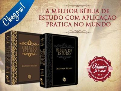 BÍBLIA DE ESTUDO- MATTHEW HENRY