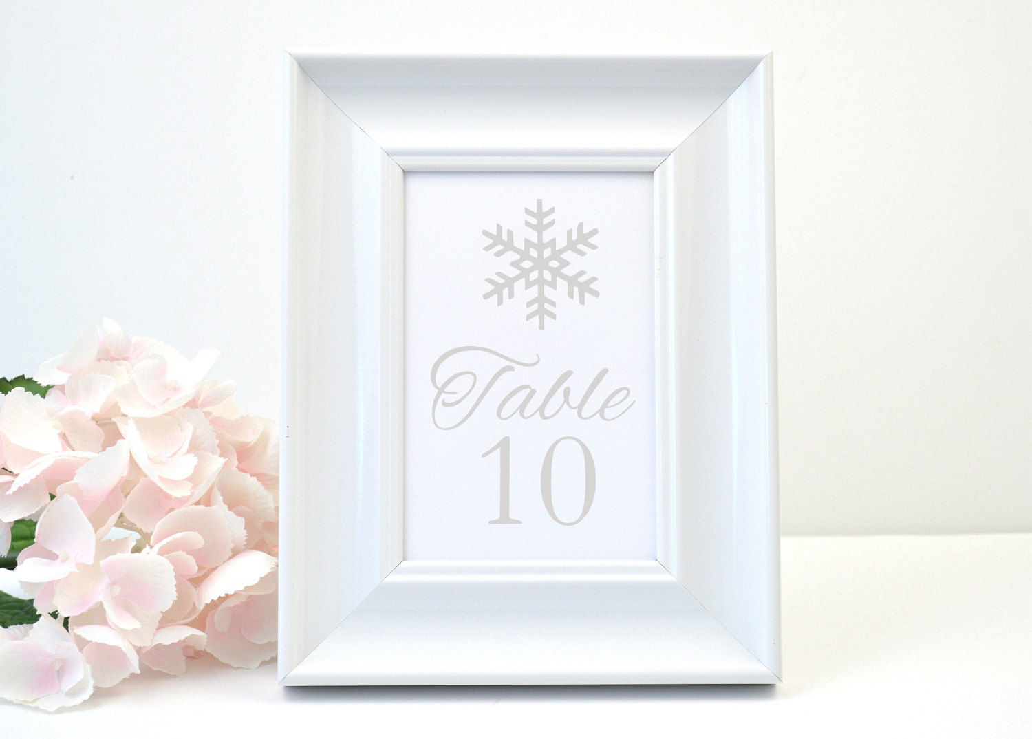 Winter Wonderland Table Numbers