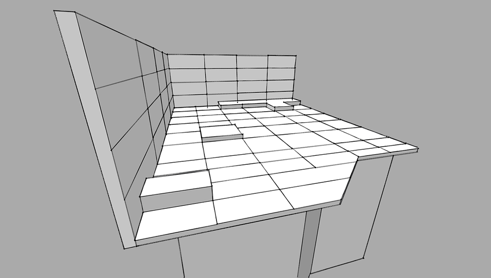 Miniatura: Set tridimensional en perspectiva