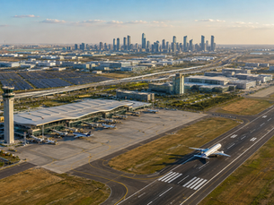 Dholera International Airport runway, terminal and aviation infrastructure in Dholera Smart City, Gujarat