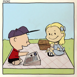 Cover of Picnic, a beat tape made by Logic under the alias 'Peanuts'.