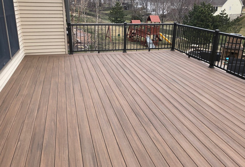 English Walnut Decking | lovewellfence