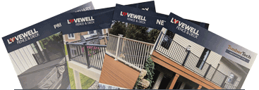 deck brochures fanned out