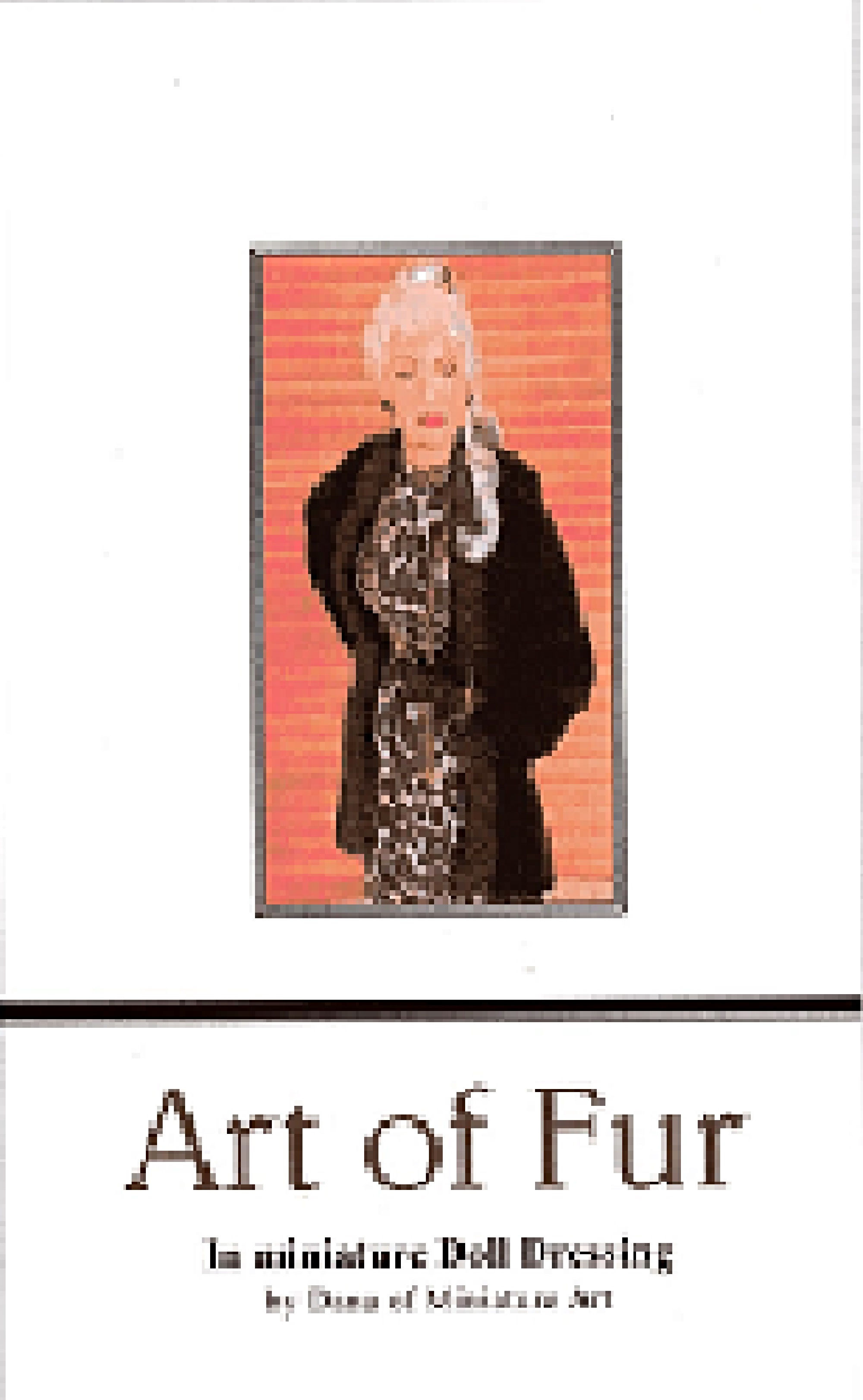 1:12 Mini Doll tutorial by Dana ART OF FUR