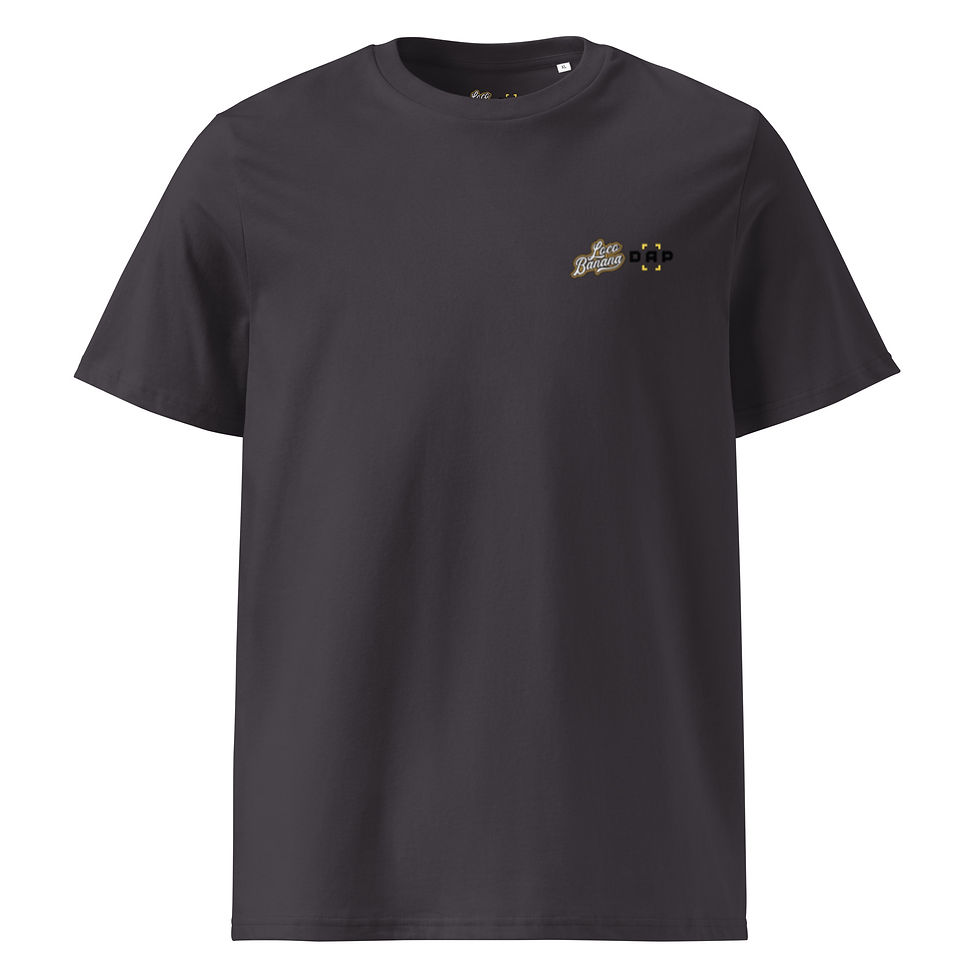 Thumbnail: Dunkelgraues T-Shirt mit kleinem Logo