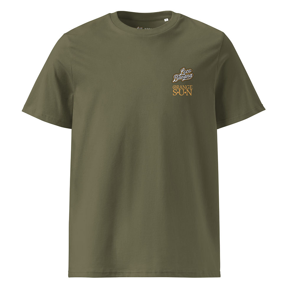 Miniaturbild: Olivlgrünes T-Shirt mit kleinem Aufdruck