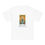 Miniaturbild: Weißes T-Shirt mit Kunstwerk und Text