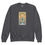 Thumbnail: Grauer Sweatshirt mit Tarot-Motiv