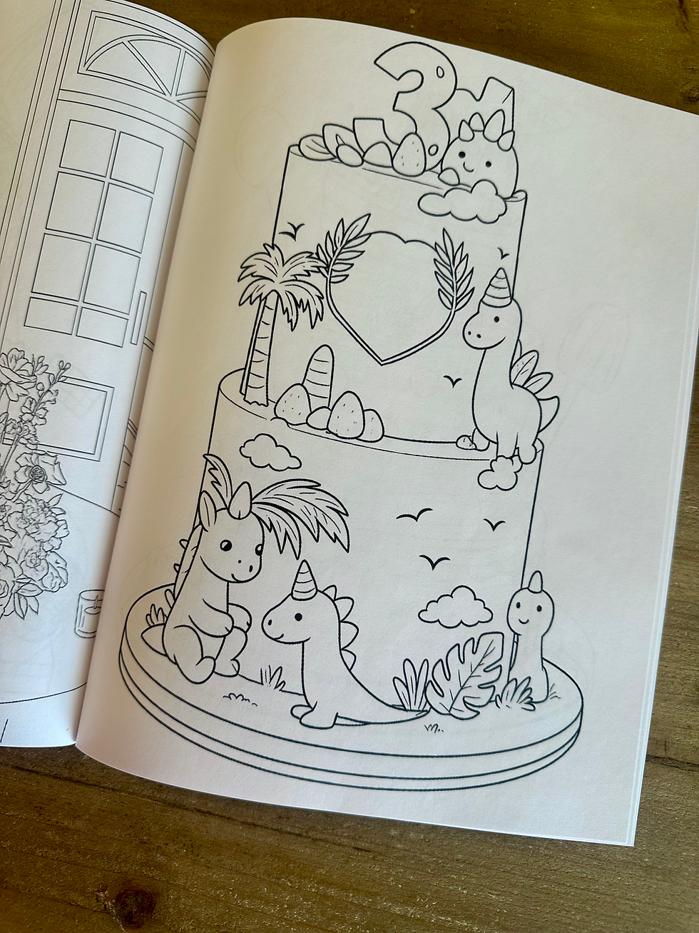 Thumbnail: Sweet Stirrings Cakes Coloring Book