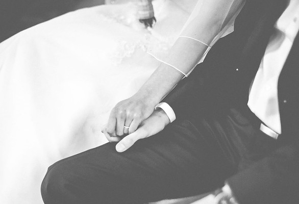 Couple waiting for wedding