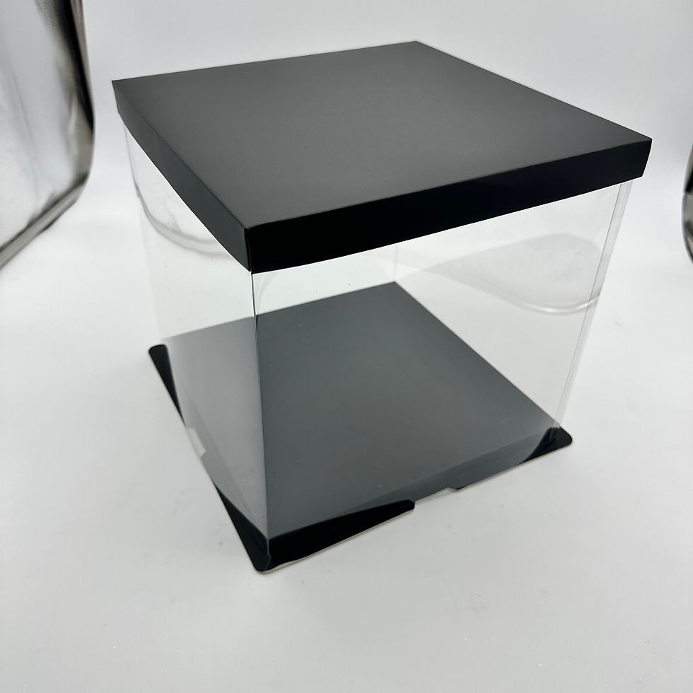 Clear Cake Box
